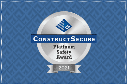 ChemTreat Receives Platinum Safety Award from ConstructSecure Risk Management Platform